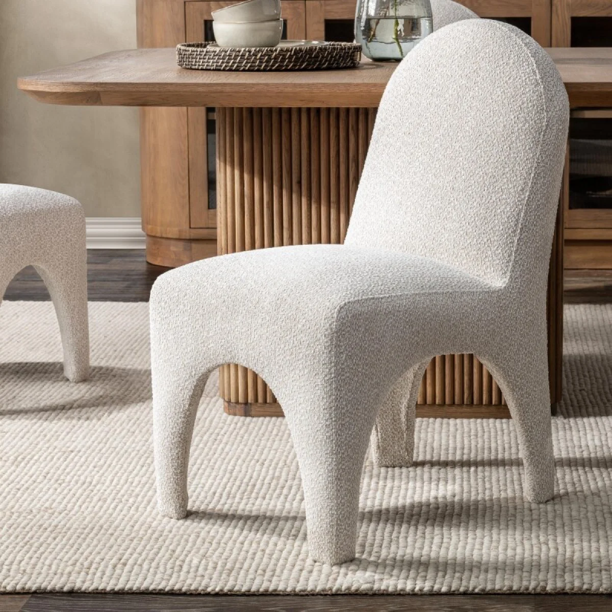 Ella Upholstered Dining Chair Set Of 2 Chairs & Benches Birch Cream 11