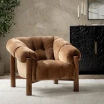 Sansa Upholstered Accent Chair Chairs Bronze 20