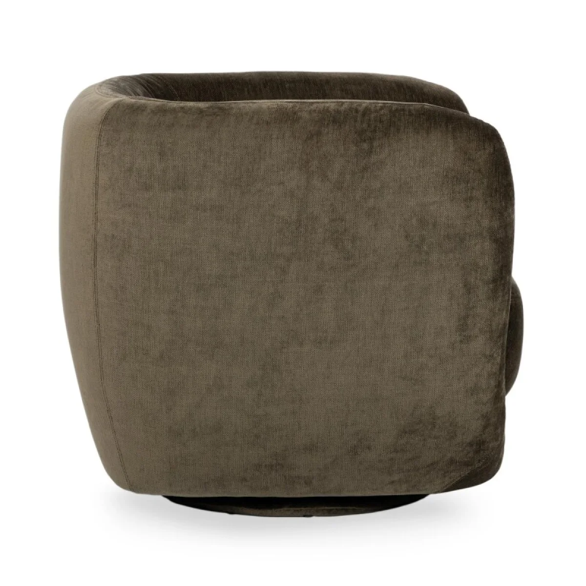 Nico Upholstered Swivel Chair Chairs Brown 7