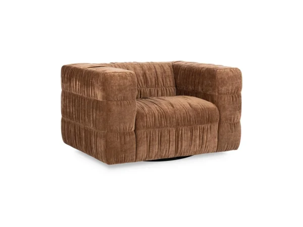 Afeela Upholstered Swivel Chair Chairs Bronze