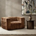 Afeela Upholstered Swivel Chair Chairs Bronze 15