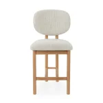 Delancey Upholstered Counter Stool Barstools Autumn Cream 18 Delancey Upholstered Counter Stool Barstools Autumn Cream 18
