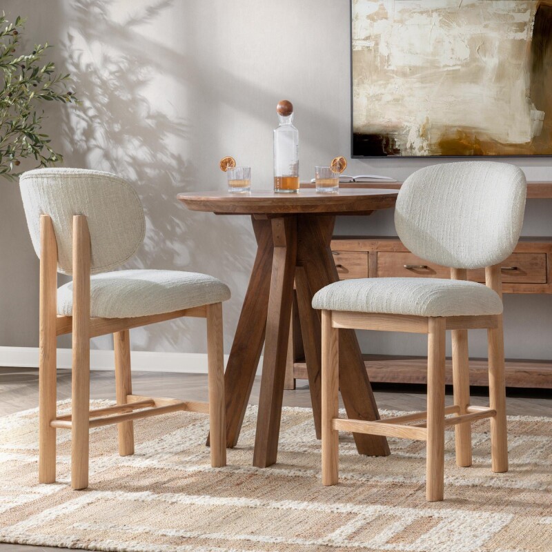Delancey Upholstered Counter Stool Barstools Autumn Cream 11 Delancey Upholstered Counter Stool Barstools Autumn Cream 11