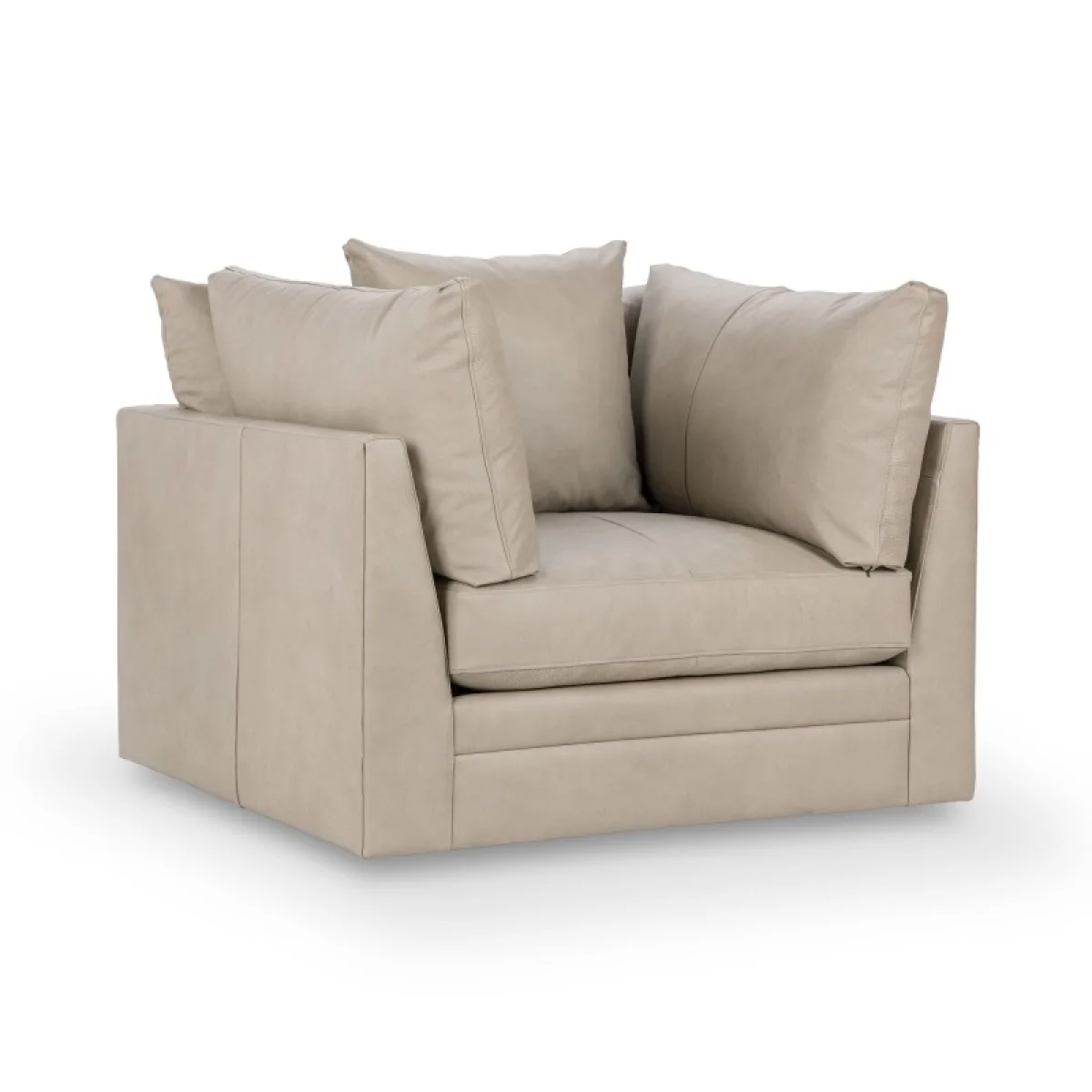 Audrey Leather Swivel Chair Landscape Chairs Chairs 4
