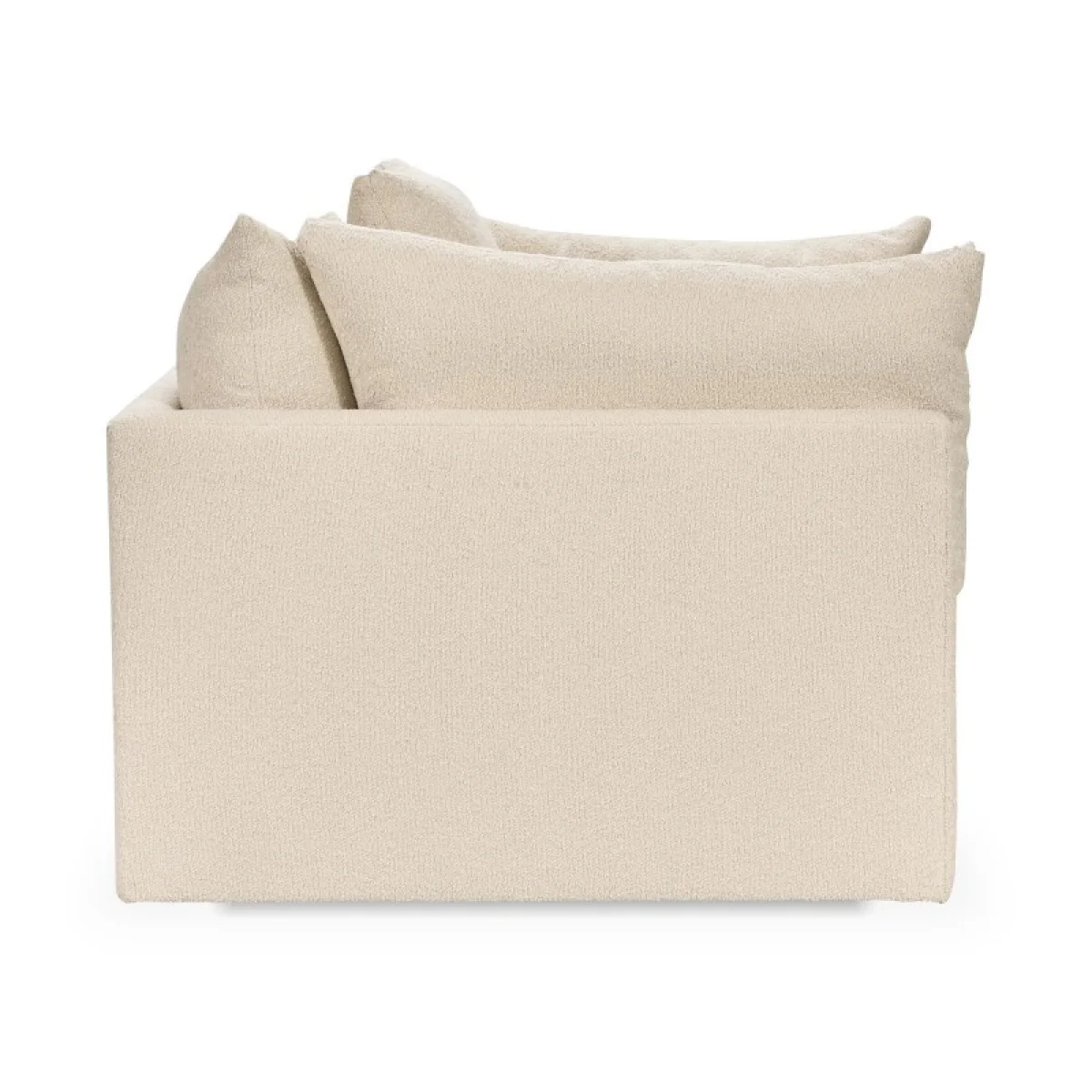 Audrey Upholstered Swivel Chair Rise Chairs Beige 7