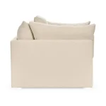 Audrey Upholstered Swivel Chair Rise Chairs Beige 14
