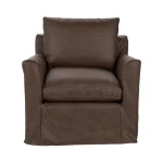 Cassiano Leather Swivel Chair El Paso Chairs Brown 13