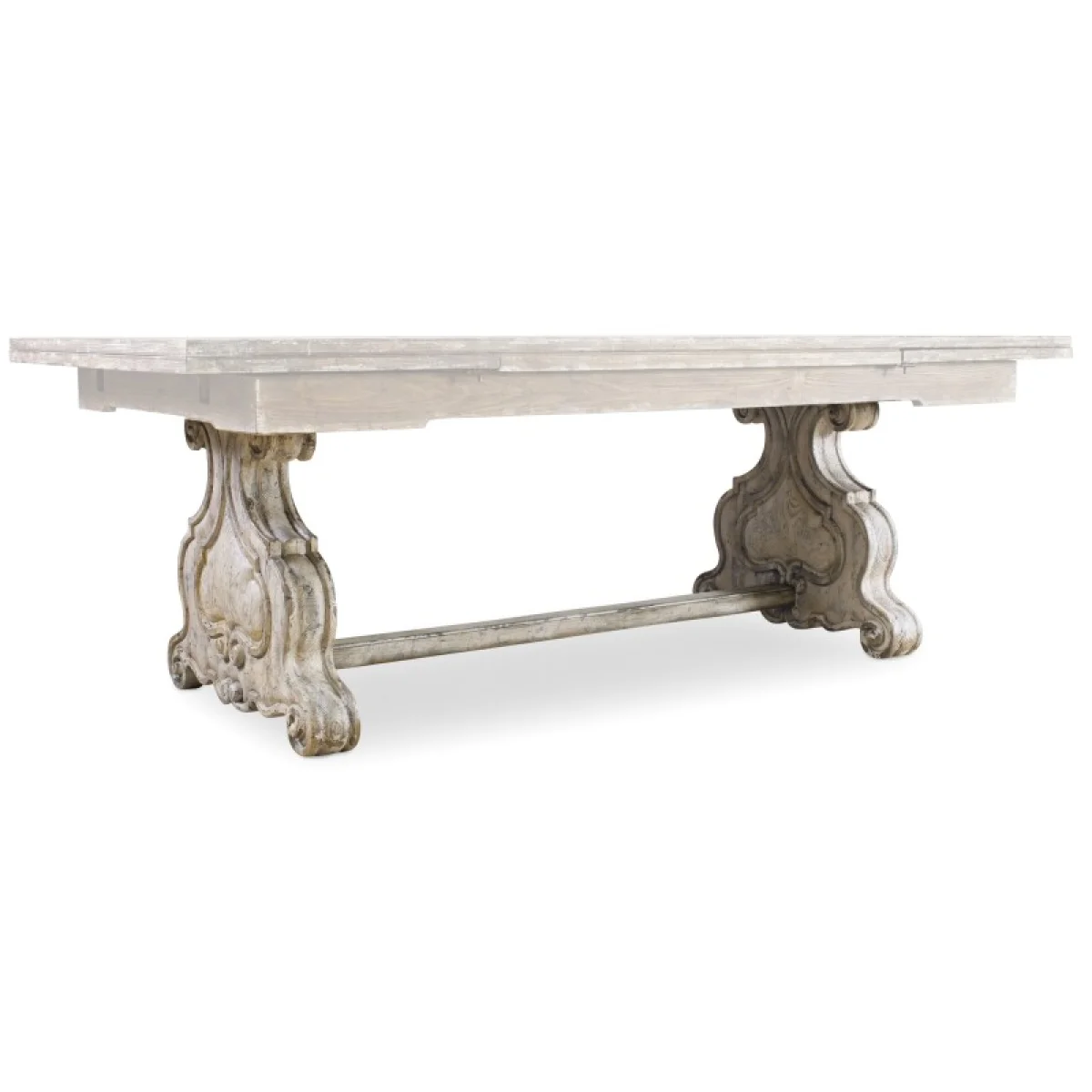 Casual Dining Chatelet Rectangle Trestle Dining Table Base Dining Table Bases Brown 4