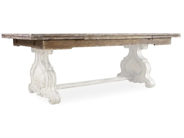 Casual Dining Chatelet Rectangle Trestle Dining Table Base Dining Table Bases Brown 11