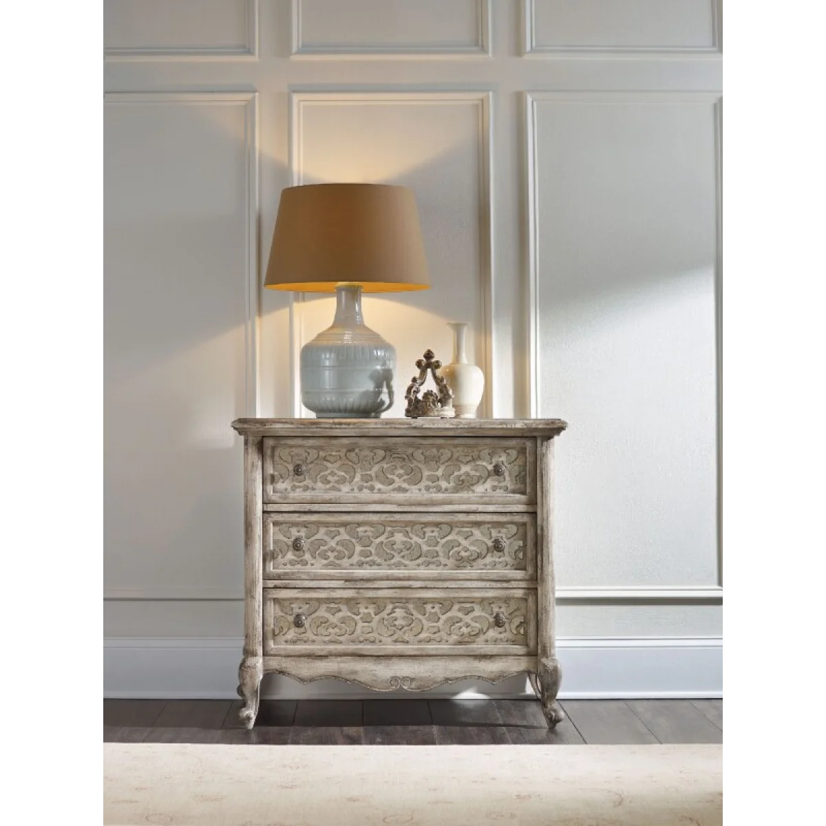 Chatelet Fretwork Nightstand Nightstands Brown 7