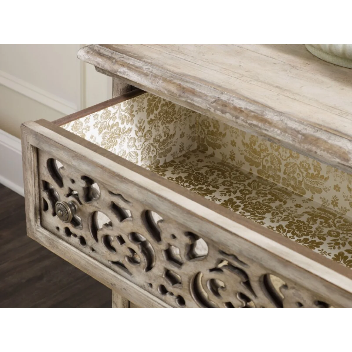 Chatelet Fretwork Nightstand Nightstands Brown 9
