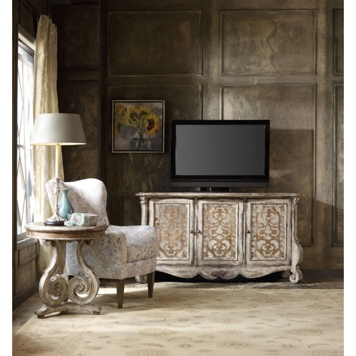 Chatelet Entertainment Console Entertainment Stands Brown 7
