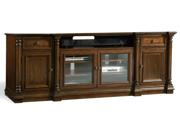 Leesburg Entertainment Console Entertainment Stands Brown