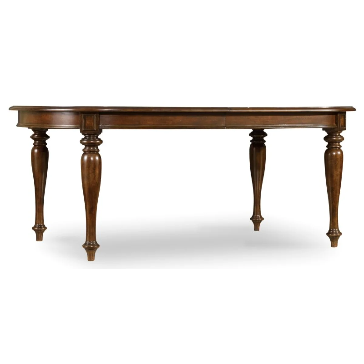 Leesburg Leg Table with Two 18” Leaves Dining Tables Brown 4