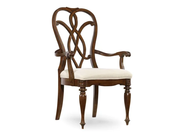 Leesburg Splatback Arm Chair Chairs & Benches Beige