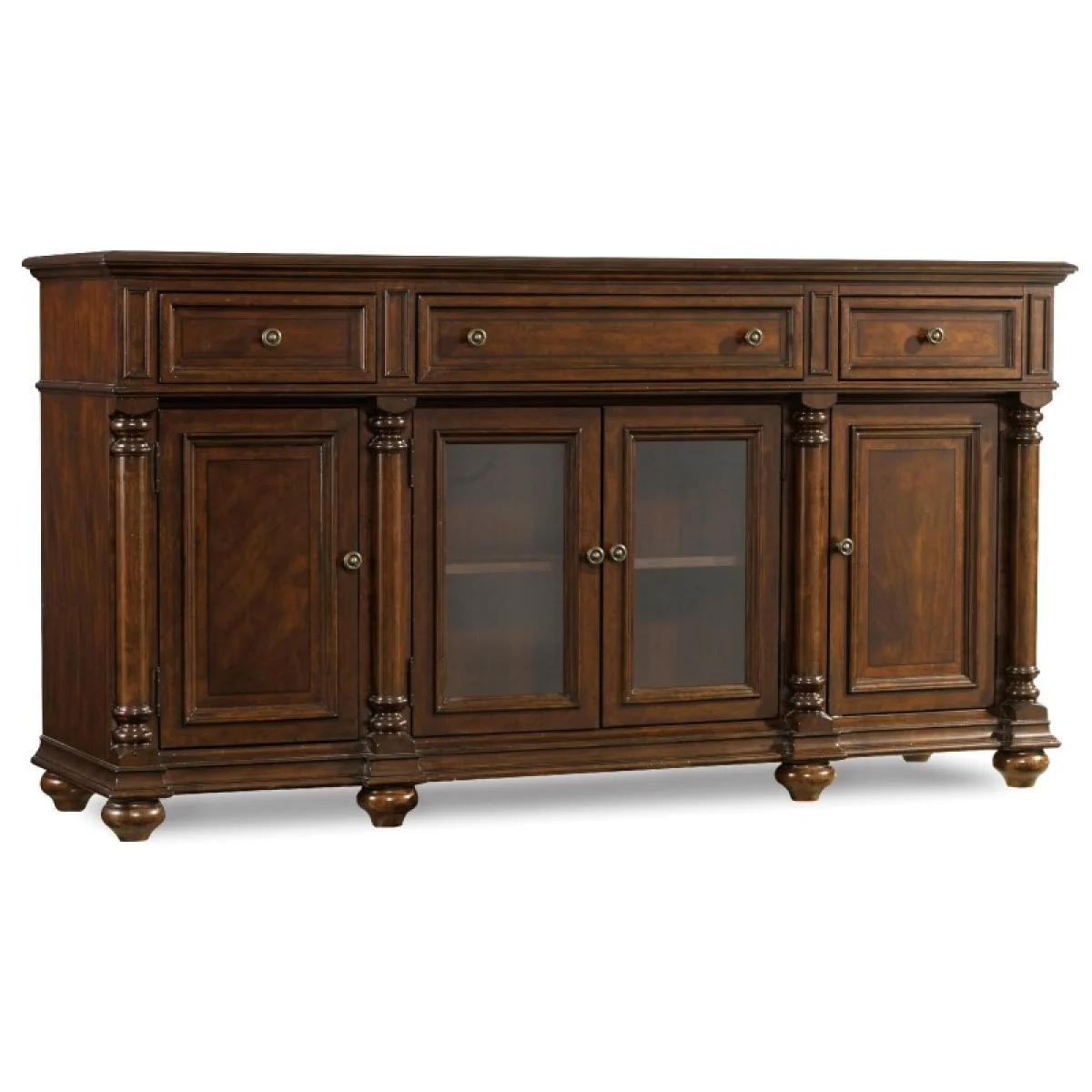 Leesburg Buffet Dining Storage Brown 4