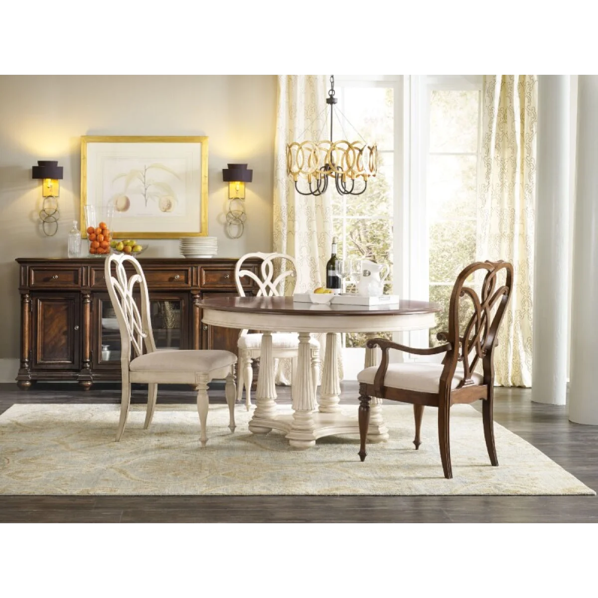 Leesburg Buffet Dining Storage Brown 8