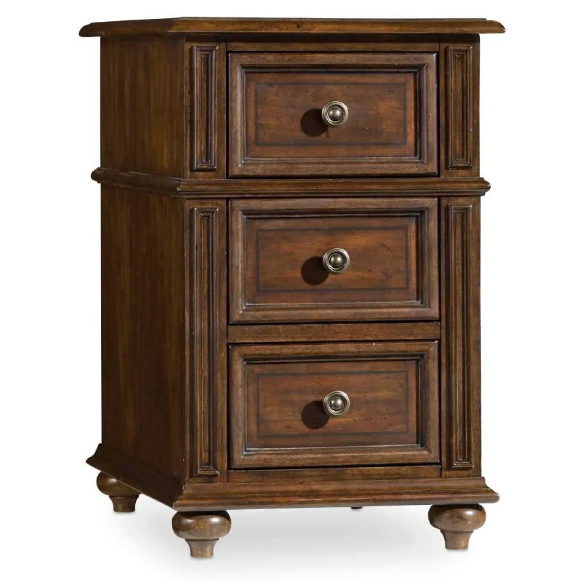 Leesburg Chairside Chest End tables Brown 4