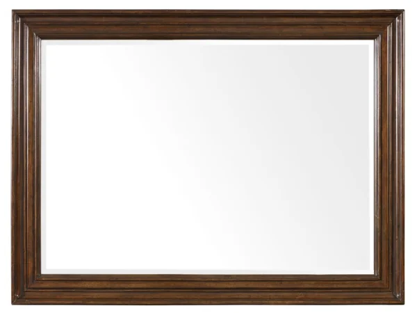 Leesburg Landscape Mirror Bedroom Mirrors Brown