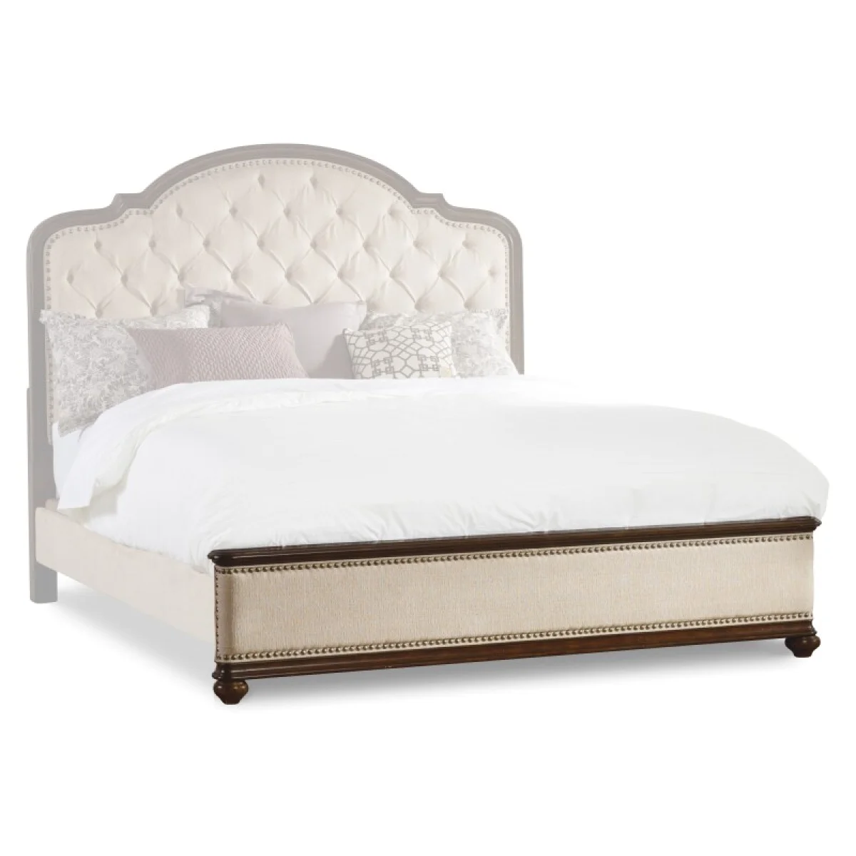 Leesburg Bedroom Upholstered Footboard 5/0 Bed Parts Bed Parts 4