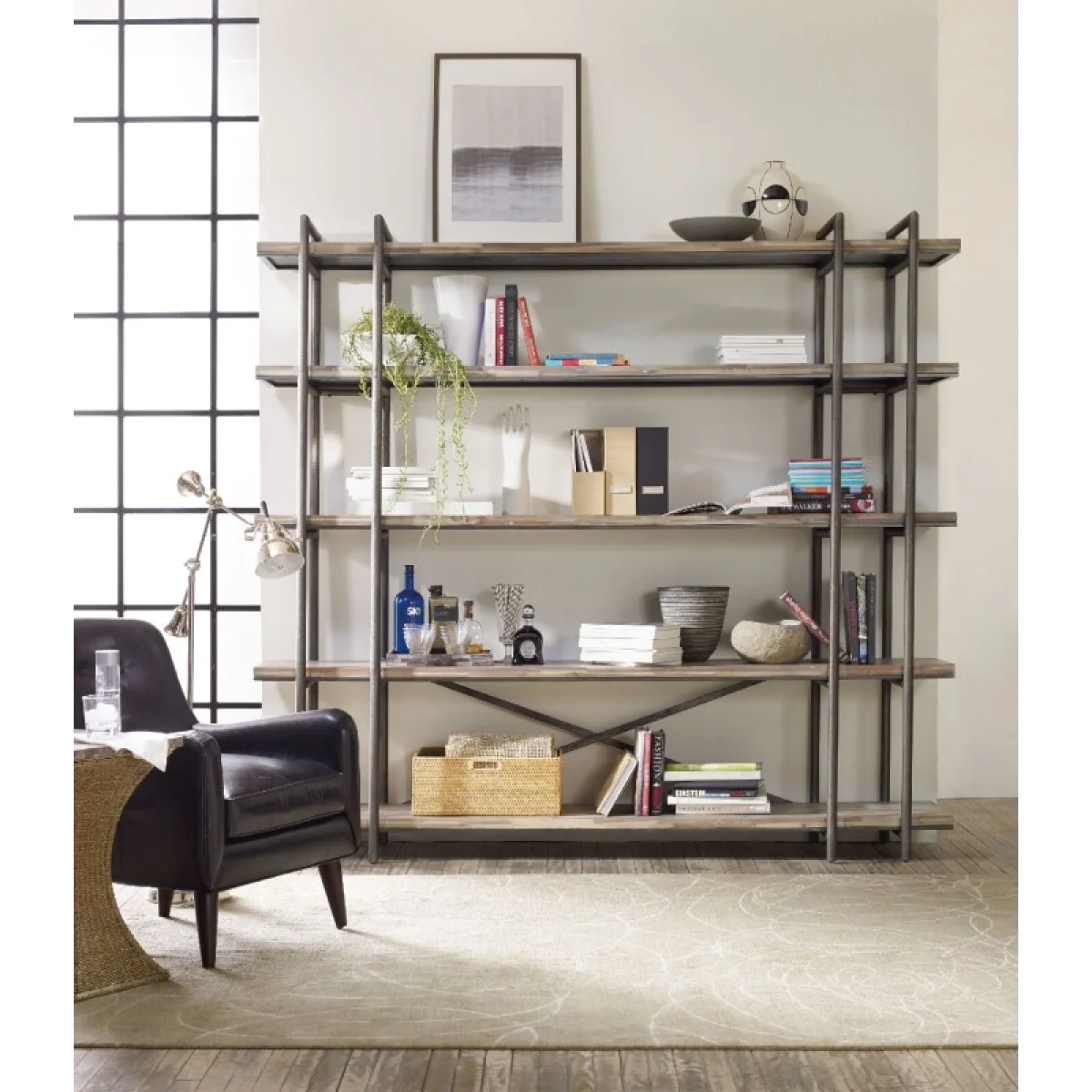 Studio 7H Scaffold Entertainment Console Bookcases Bookcases 6