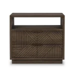Santa Clara Solid Wood 2dwr Nightstand Nightstands Brown 21