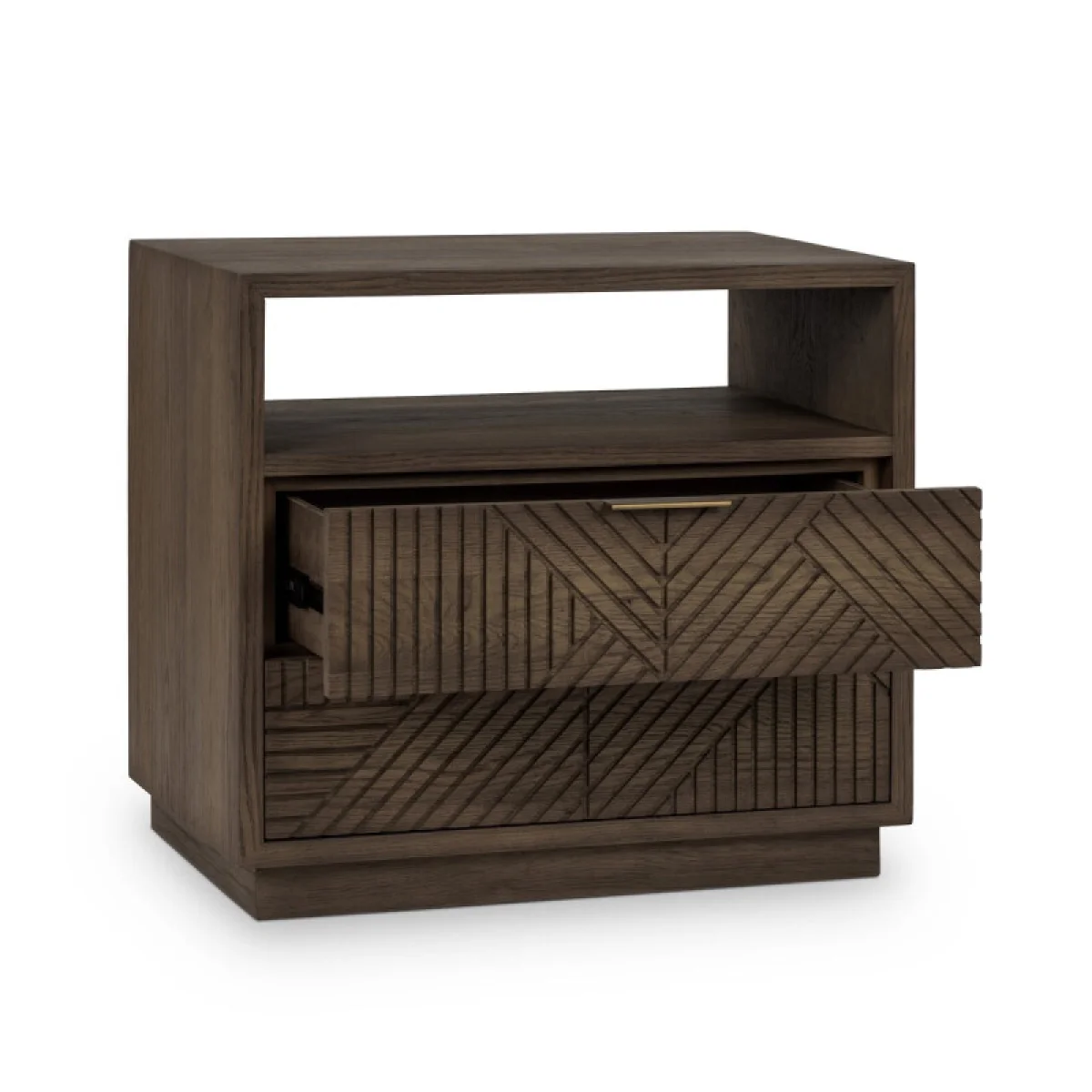 Santa Clara Solid Wood 2dwr Nightstand Nightstands Brown 9