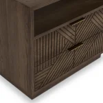 Santa Clara Solid Wood 2dwr Nightstand Nightstands Brown 25