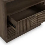 Santa Clara Solid Wood 2dwr Nightstand Nightstands Brown 26