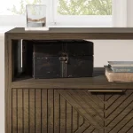 Santa Clara Solid Wood 2dwr Nightstand Nightstands Brown 32