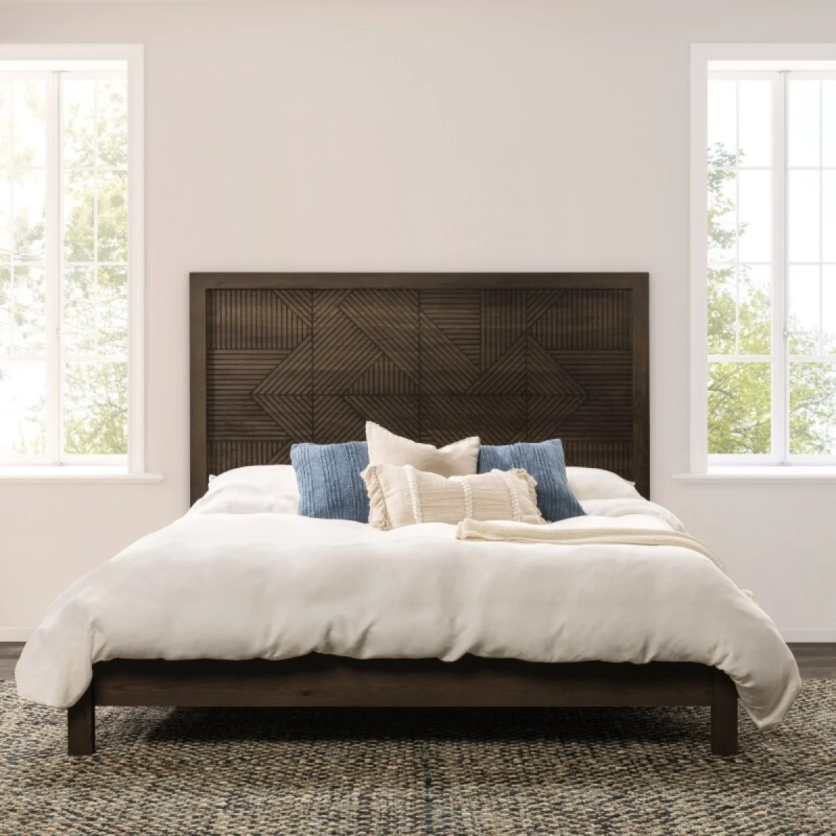 Santa Clara Solid Wood Bed – Toasted Brown Beds Beds 8