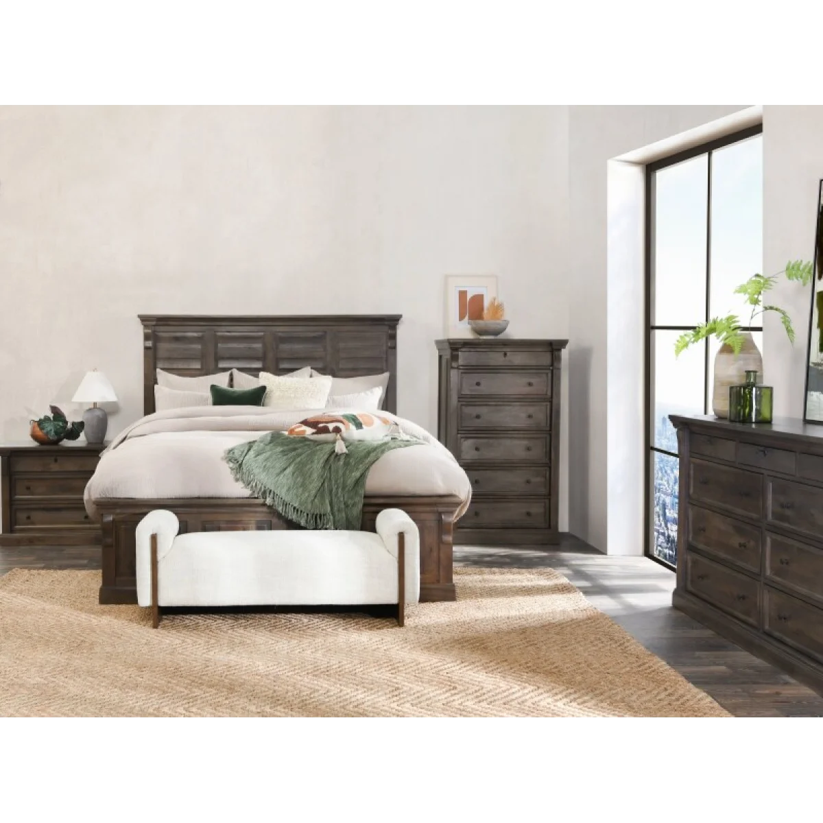 Adelaide Solid Wood Bed – Cocoa Brown Beds Beds 8