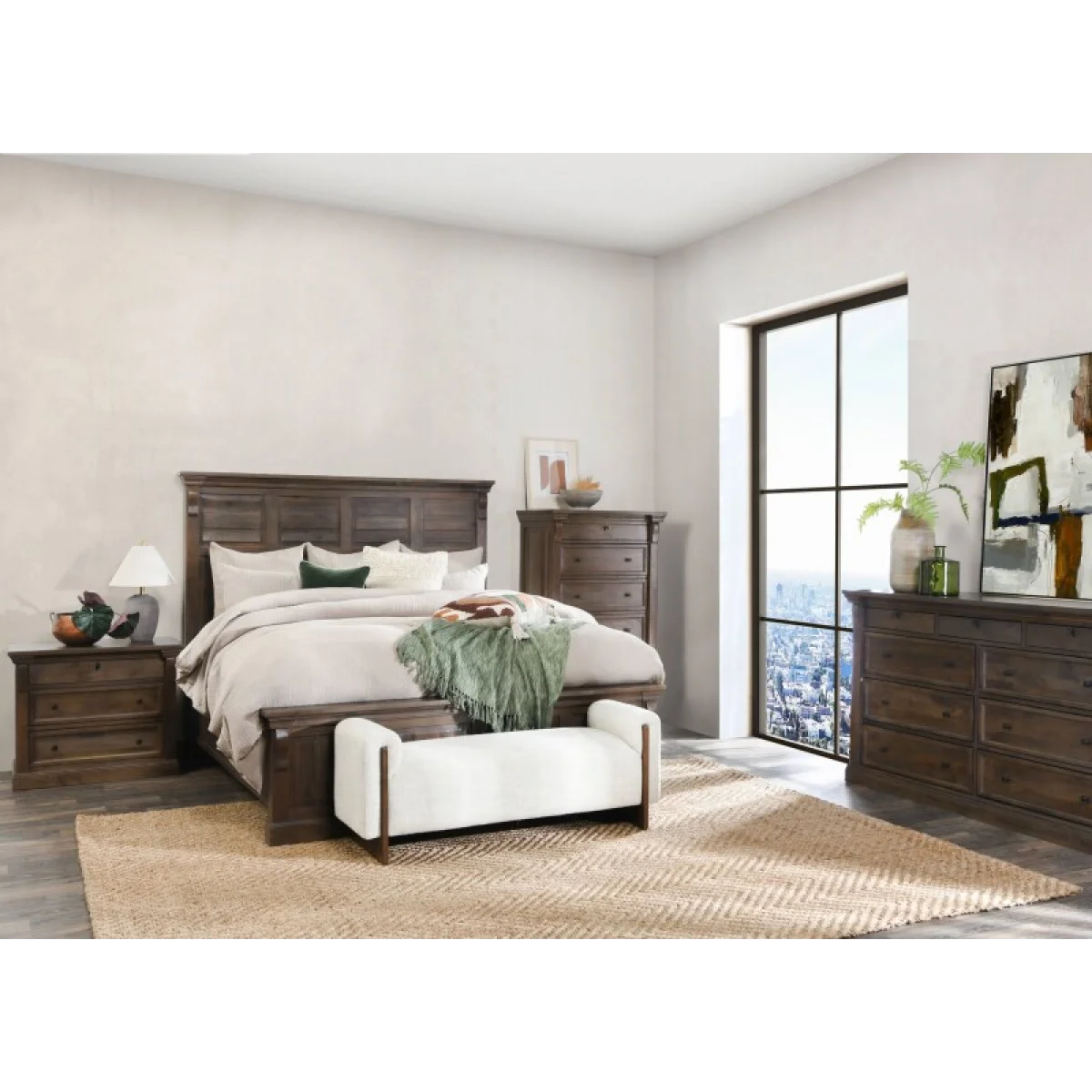 Adelaide Solid Wood Bed – Cocoa Brown Beds Beds 9