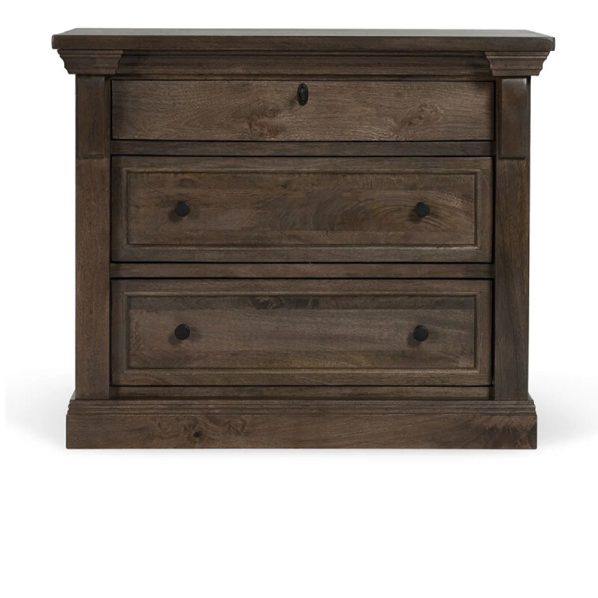 Adelaide Solid Wood 3dwr Nightstand – Cocoa Brown Nightstands Brown 6