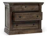 Adelaide Solid Wood 3dwr Nightstand – Cocoa Brown Nightstands Brown 19