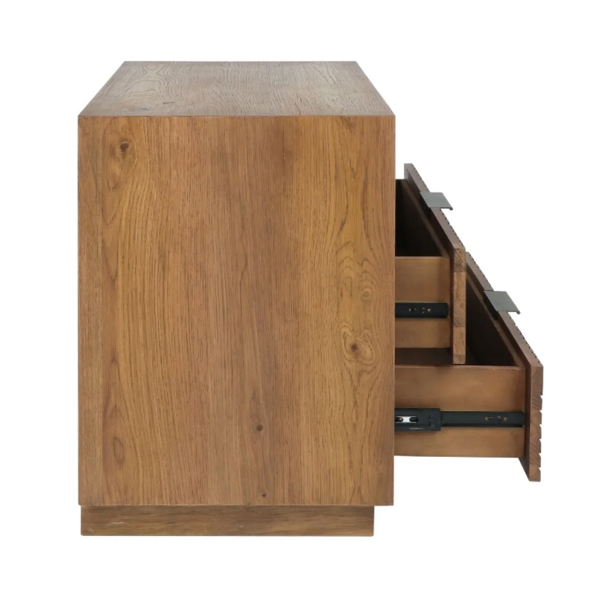 Santa Clara Solid Wood 2dwr Nightstand – Caramel Brown Nightstands Brown 11