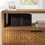 Santa Clara Solid Wood 2dwr Nightstand – Caramel Brown Nightstands Brown 35