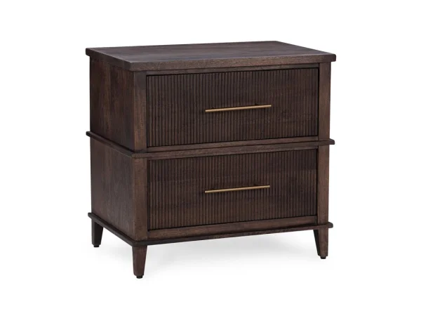Westlake Solid Wood 2dwr Nightstand Nightstands Brown