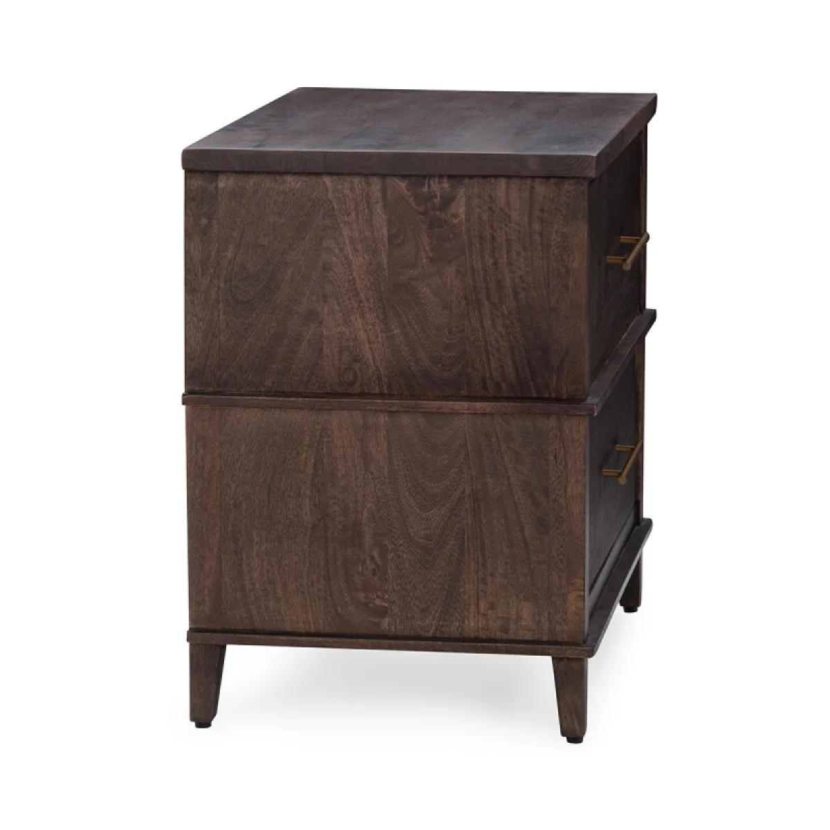 Westlake Solid Wood 2dwr Nightstand Nightstands Brown 7