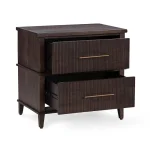 Westlake Solid Wood 2dwr Nightstand Nightstands Brown 19
