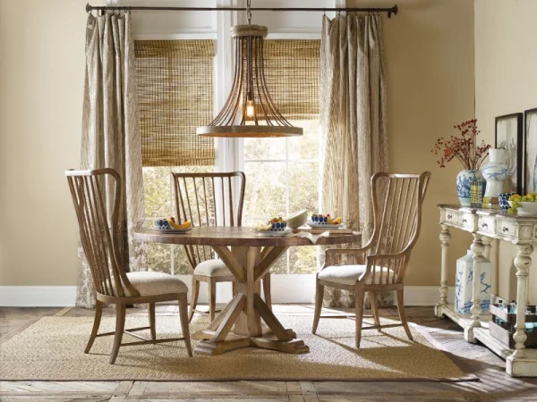 Sanctuary Tall Spindle Arm Chair Chairs & Benches Beige 12