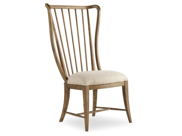 Sanctuary Tall Spindle Side Chair Chairs & Benches Beige