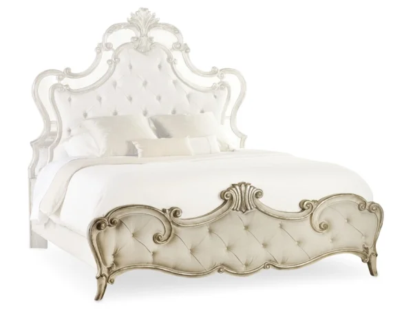 Bedroom Sanctuary 5/0 Upholstered Footboard Bed Parts Bed Parts