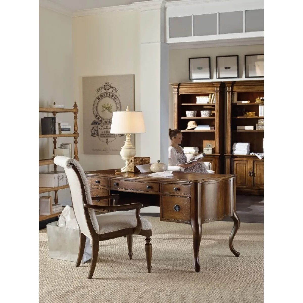Archivist Writing Desk Desks Brown 8
