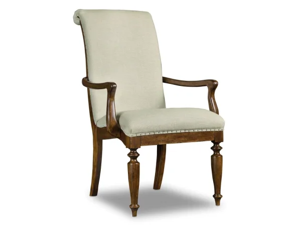 Archivist Upholstered Arm Chair Chairs & Benches Beige