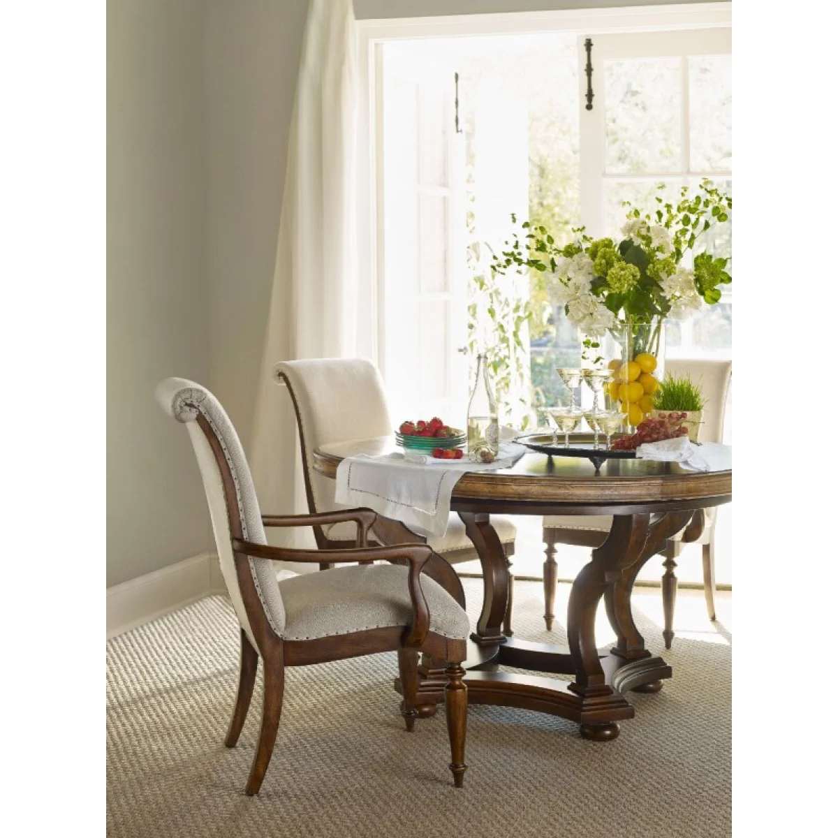 Archivist Upholstered Arm Chair Chairs & Benches Beige 13
