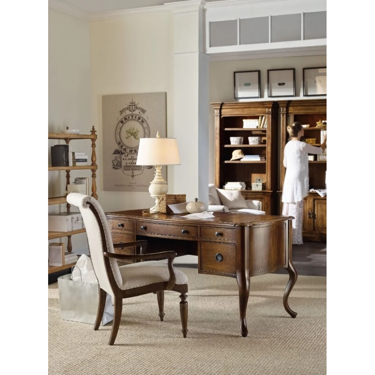 Archivist Upholstered Side Chair Chairs & Benches Beige 8