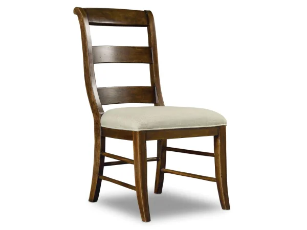 Archivist Ladderback Side Chair Chairs & Benches Beige