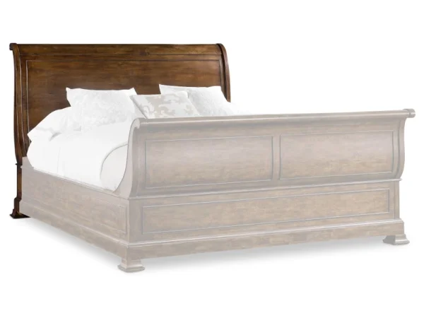 Bedroom Archivist 5/0 Sleigh Headboard Bed Parts Bed Parts