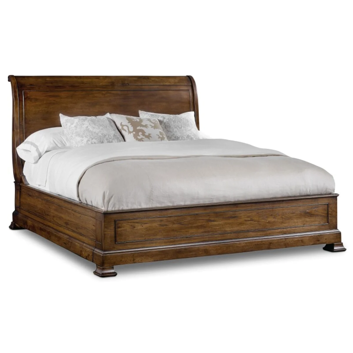 Archivist King Sleigh Bed withLow Footboard Beds Beds 4